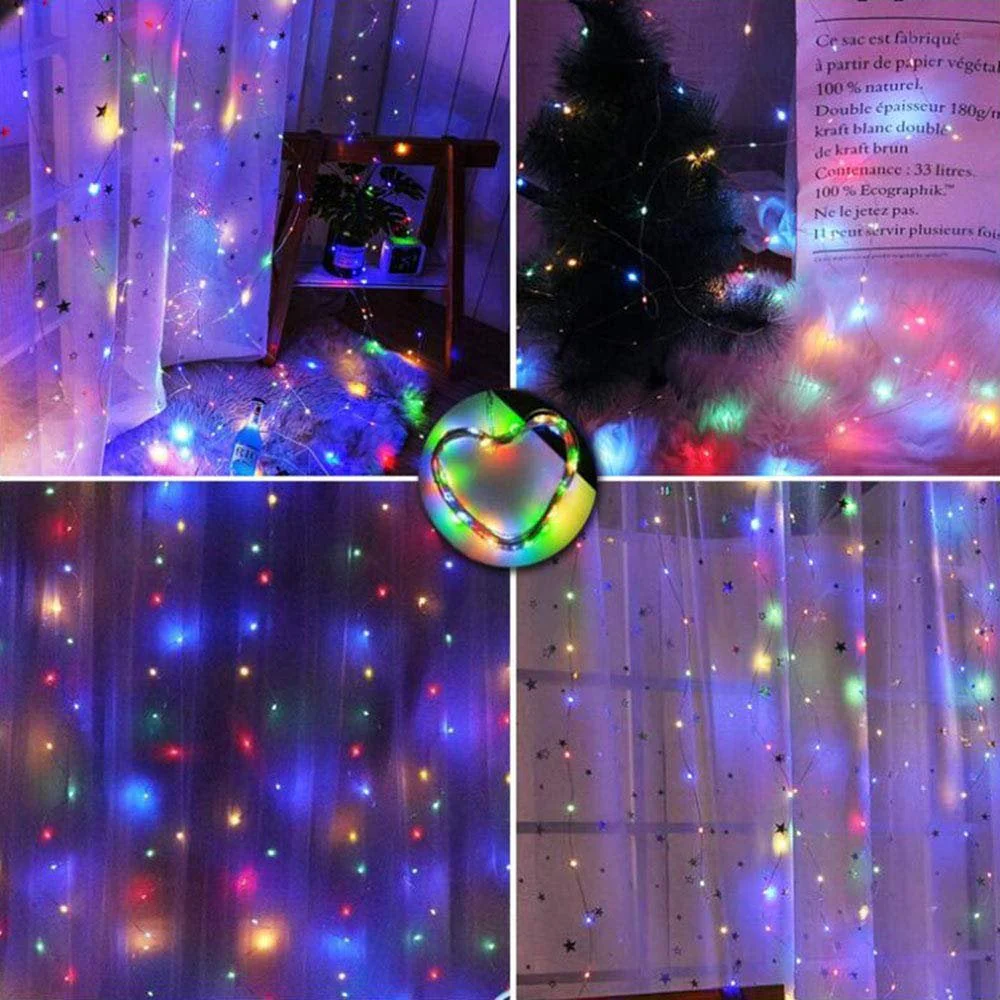 ✨LED Light Strip, USB Powered LED Curtain Light String for Gift Set - Image 18