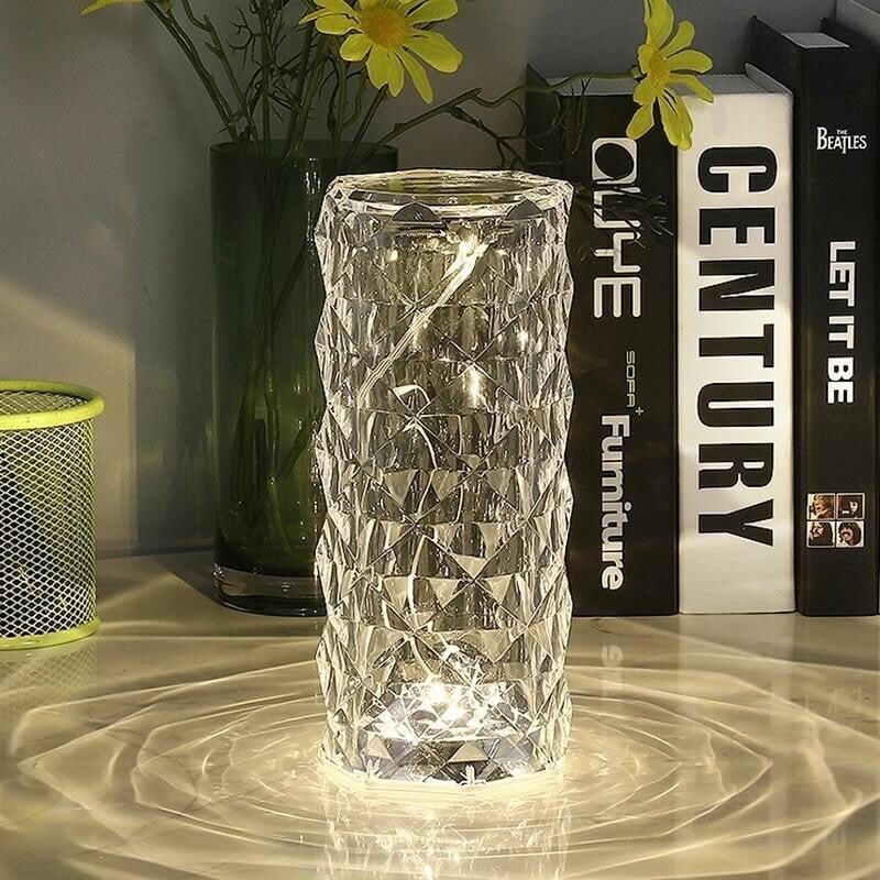 ✨16 Colors Rose Rays Crystal Diamond Table Lamp - Image 5