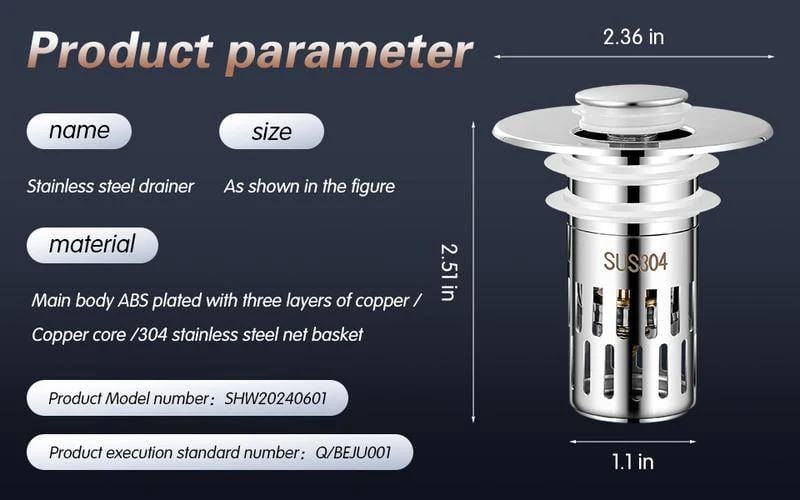 Bathroom Sink Universal Multi-Purpose Drain Strainer - Image 10