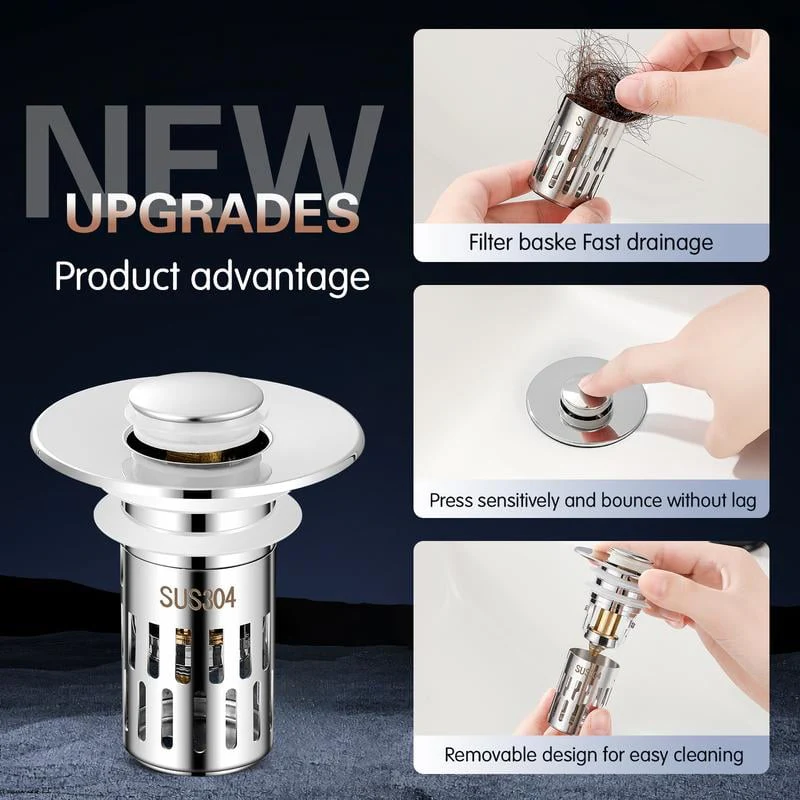 Bathroom Sink Universal Multi-Purpose Drain Strainer - Image 5