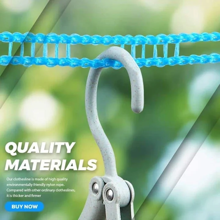 Windproof Non-Slip Clothesline(32 ft) - Image 5