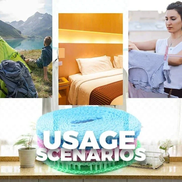 Windproof Non-Slip Clothesline(32 ft) - Image 6