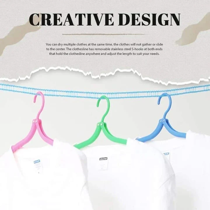 Windproof Non-Slip Clothesline(32 ft) - Image 8