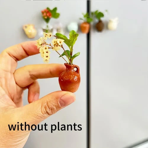 🎁Create Your Own Mini Garden🌸Mini Ceramics Vase Fridge Magnet - Image 21