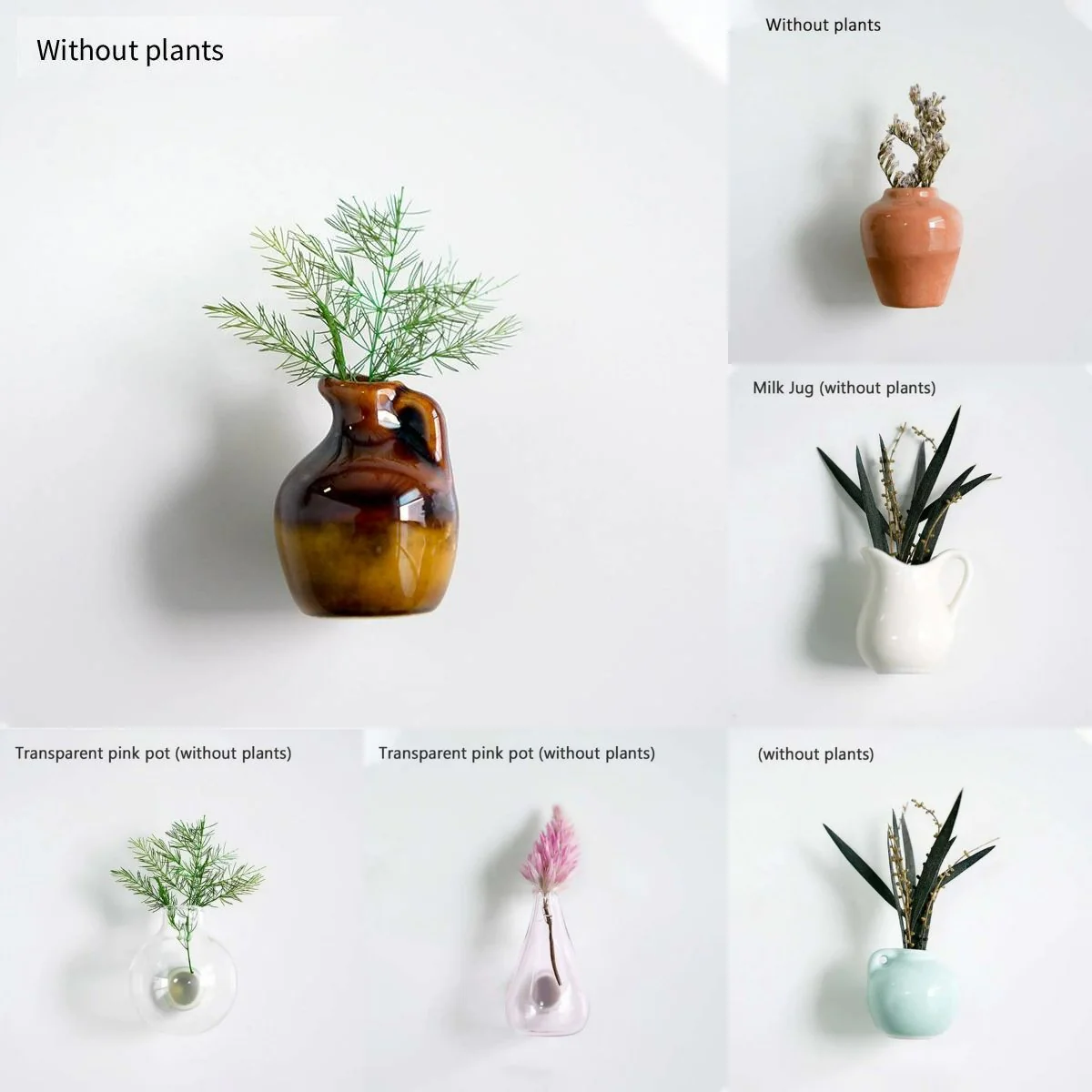 🎁Create Your Own Mini Garden🌸Mini Ceramics Vase Fridge Magnet - Image 28
