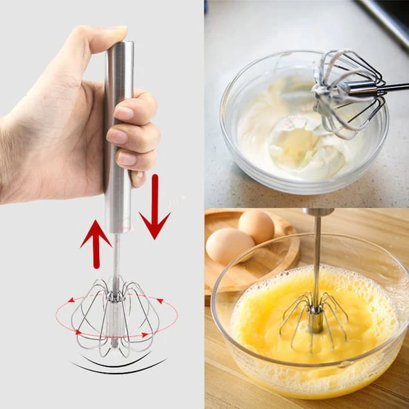 🔥Stainless Steel Semi-Automatic Whisk - Image 4