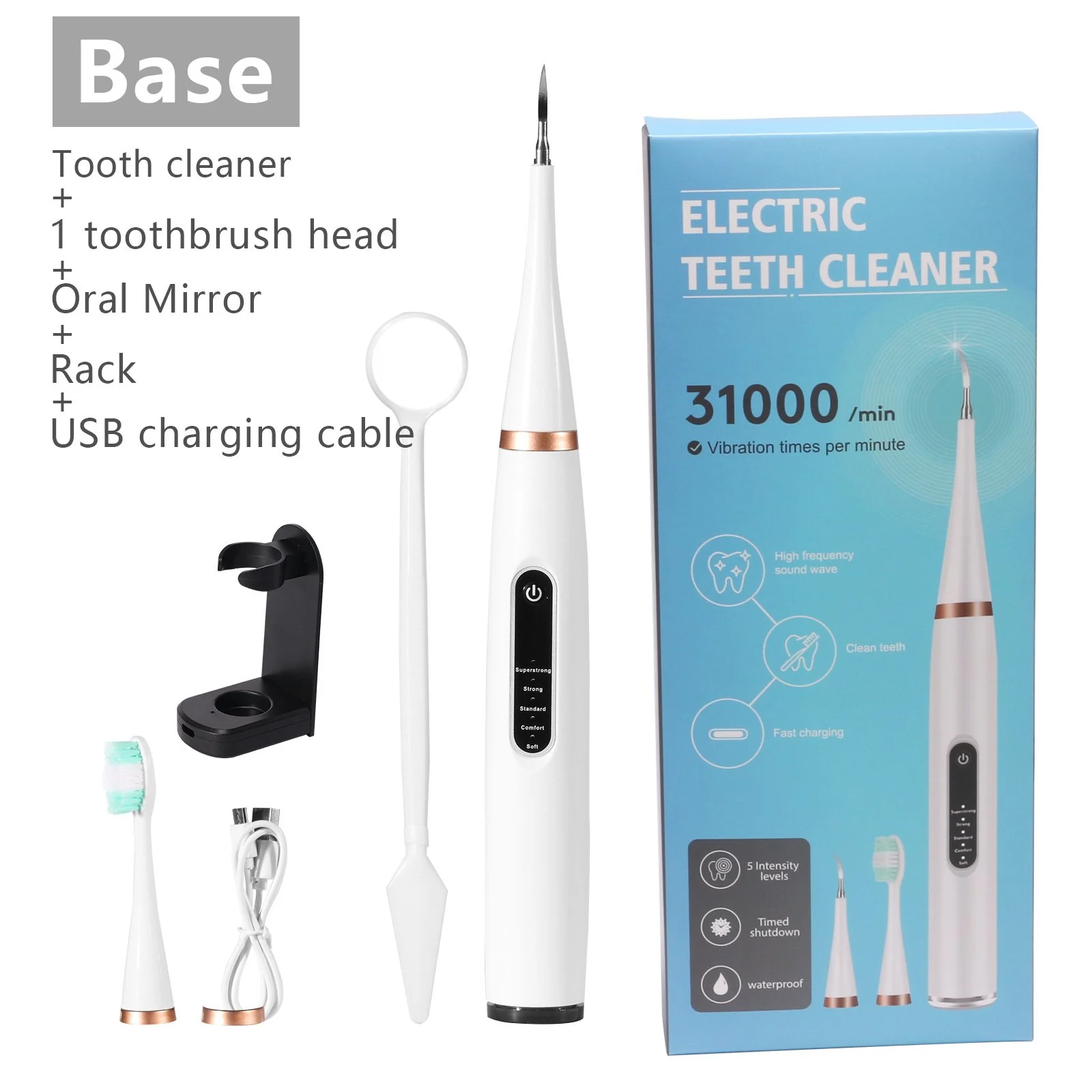 🔥Tooth Scaling and Toothbrush all in one plus spare heads and tools - Image 13
